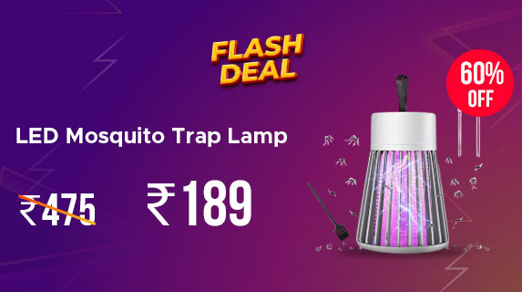 BuyKaro: LA' FORTE: Buy LED Mosquito Trap Lamp worth Rs 475 at just Rs 189
