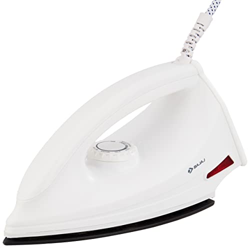 Bajaj DX-6 1000W Dry Iron with Advance Soleplate and Anti-bacterial German Coating Technology