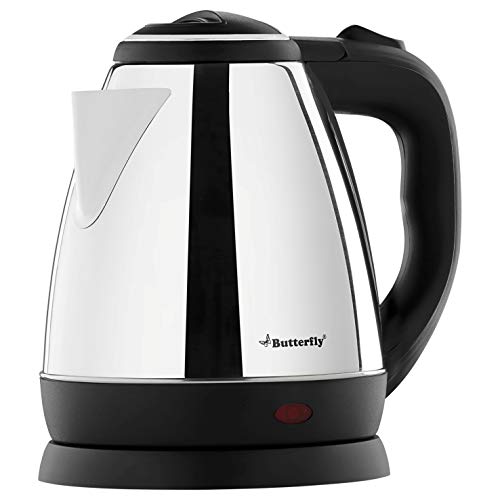 Butterfly EKN 1.5-Litre Electric Kettle (Silver with Black)