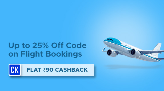 ixigo: Upto 25% Off Code + Flat Rs 90 CashKaro Cashback on Flight Bookings