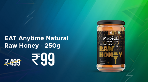 BuyKaro: Buy EAT Anytime Natural Raw Honey - 250g worth Rs 499 at just Rs 99