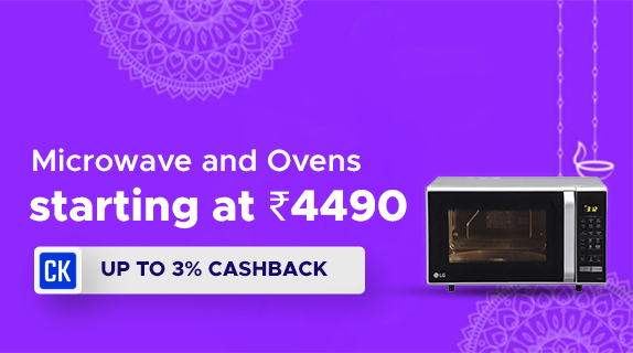 Croma: Buy Microwave and Ovens starting at Rs.4490 + 10% Off Code on Orders over Rs.3000 + Upto 3% CashKaro Cashback on all Croma Orders
