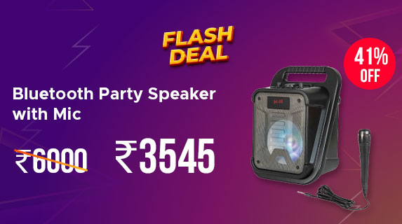 Croma: Buy Bluetooth Party Speaker with Mic worth Rs 6000 at Rs 3545