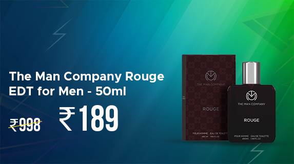 BuyKaro: Buy The Man Company Rouge EDT for Men - 50ml worth Rs 998 at just Rs 189